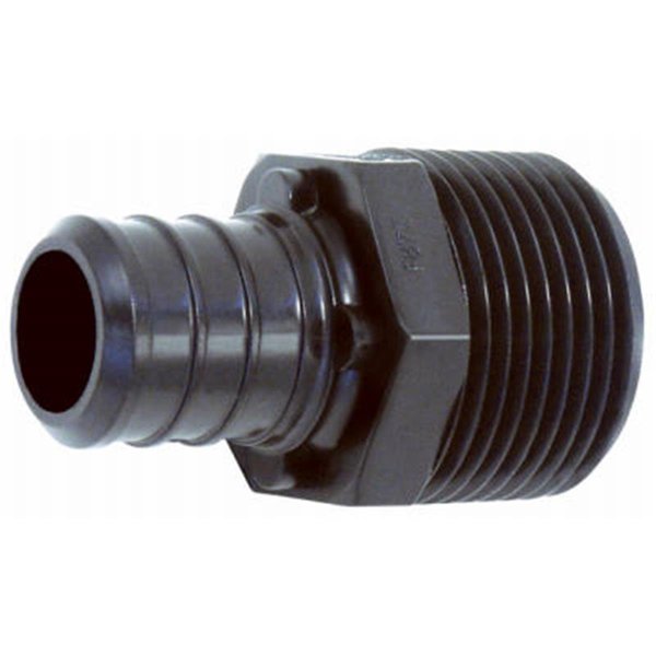 Watts 12P-08 0.5 in. Poly Alloy Barb Insert x 0.5 in. Poly Alloy Male Pipe Thread Adapter 115874